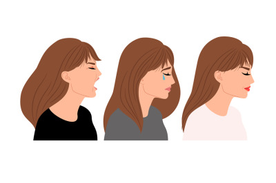 Profiles with different expressions