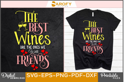 Best Friend and Wine Lover T-shirt