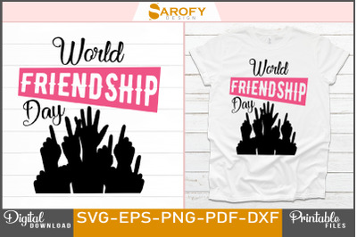 World Friendship Day T-shirt Design