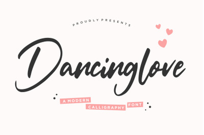 Dancinglove Modern Calligraphy Font