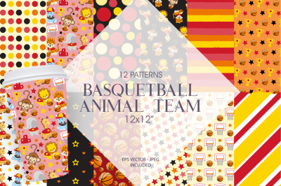 Basquetball Animal Team