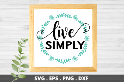 SD0002 - 14 Live simply