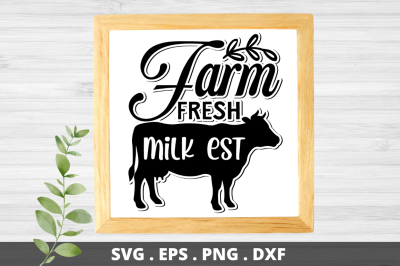 SD0002 - 24 Farm fresh milk est