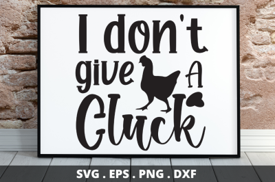 SD0007 - 17 I don&#039;t give a cluck