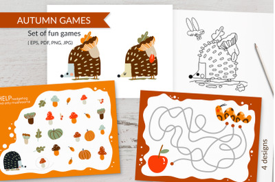 Autumn Children Games.