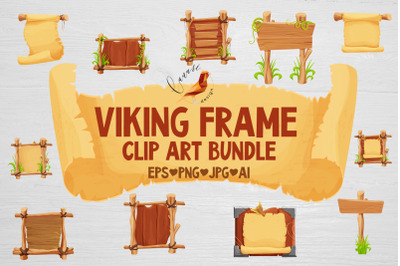 Frames bundle Viking clip art sublimation bundle