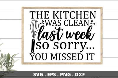 SD0008 - 14 the kitchen was clean last week so sorry... you missed it