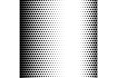 Halftone circle dots gradient texture pattern graphic raster effect