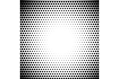 circle fade Halftone dots pattern radiate Half tone gradient