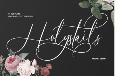 Holystails Beauty Script Font