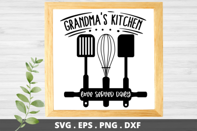 SD0011 - 9 grandma&#039;s kitchen love served daily