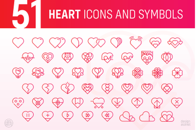 51 Heart Icons and Symbols for Valentine&#039;s Day