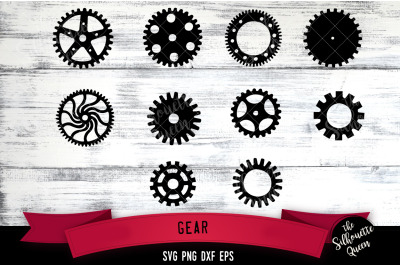 Gears svg file, svg cut file, silhouette studio, cricut design space