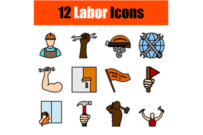 Labor Icon Set