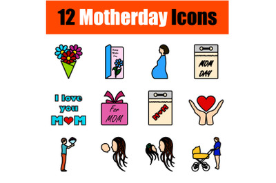 Motherday Icon Set