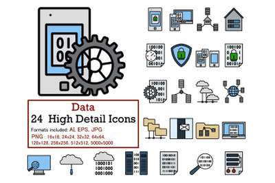 Data Icon Set