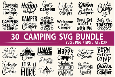 Camping SVG Bundle