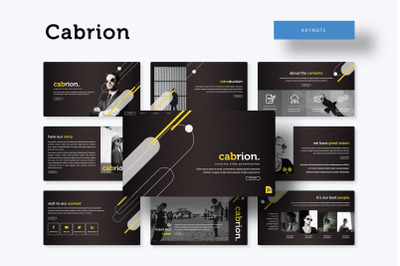 Cabrion Keynote Template