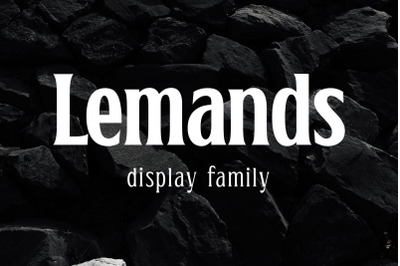 Lemands - Display Typeface