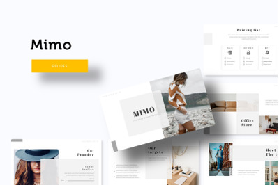 Mimo Google Slide Template