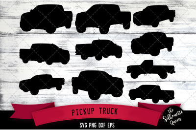 Pickup Truck svg file, car svg cut file, silhouette studio, cricut des