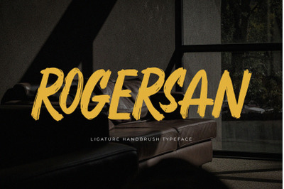 Rogersan  Brush Font