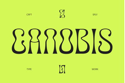 Canobis - Psychedelic Typeface
