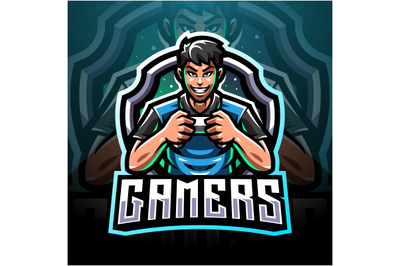 Gamers esport mascot logo