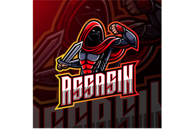 Assassin esport mascot logo