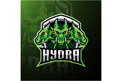 Hydra esport mascot logo