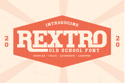 REXTRO Typeface