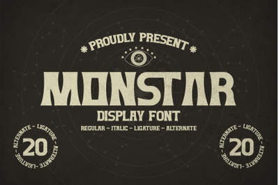 MONSTAR Typeface