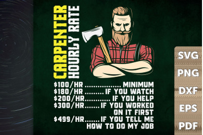 Funny Design Carpenter Hourly Rate