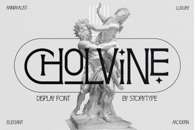 Cholvine Typeface