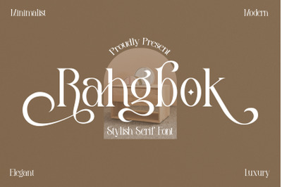 Rahgbok Typeface