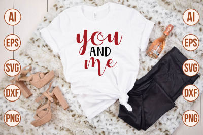 YOU and ME svg