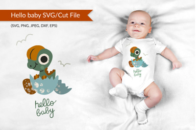 Hello baby. Sublimation/SVG/Cut File. Funny quote.