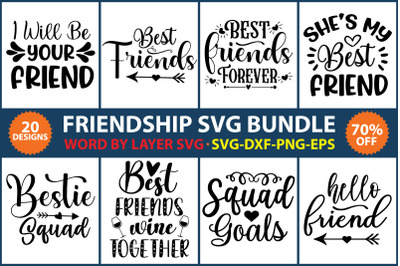 Friendship Svg Bundle, Best Friends Svg, Besties to the Resties, Best