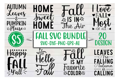 Fall SVG Bundle