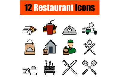 Restaurant Icon Set