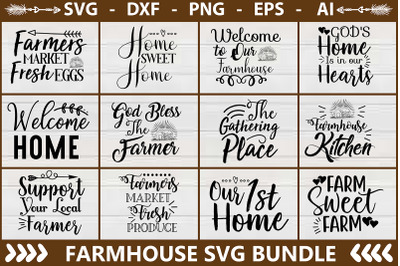 Farmhouse SVG Bundle