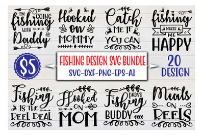 Fishing Design SVG Bundle