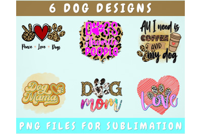Dog Sublimation Designs, Dog Quote PNG Files For Sublimation