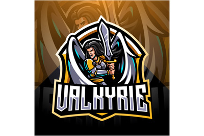 Valkyrie esport mascot logo