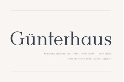 Gunterhaus - Modern &amp; Transitional