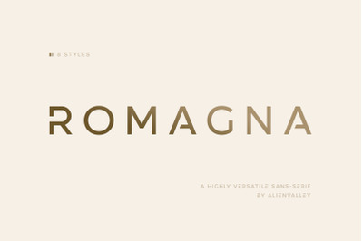 Romagna - Versatile Sans-Serif
