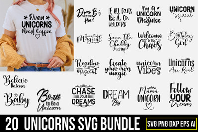 Unicorn SVG Bundle