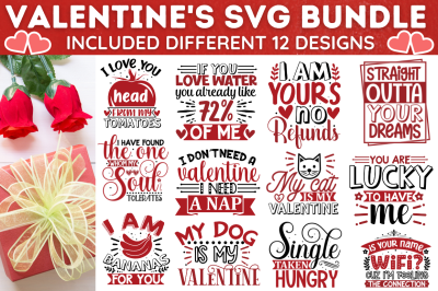 MBS-632 Valentine&#039;s Day SVG Bundle
