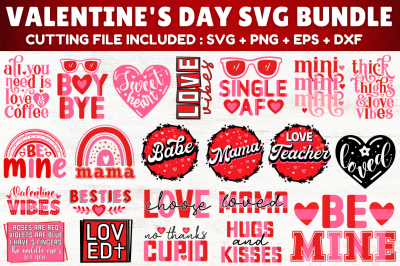 MBS-636 Valentine&#039;s  Day SVG Bundle