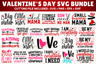 MBS-638 Valentine&#039;s  Day SVG Bundle